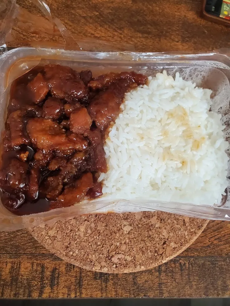 Porc Caramélisé Et Riz Nature